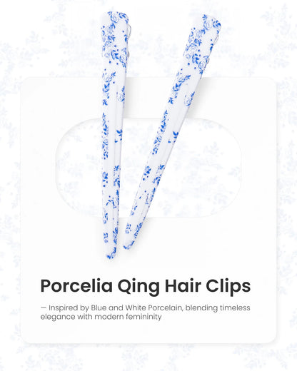 4.8" Pro Sectioning Hair Clips - Porcelia Qing