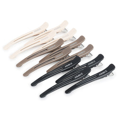 AIMIKE 12pcs Professional Hair Clips for Styling Sectioning - Neutral Color