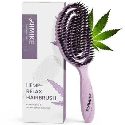 Boar Bristle & Hemp-Relax Detangling Brush