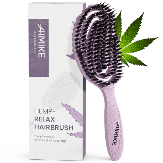 Boar Bristle & Hemp-Relax Detangling Brush