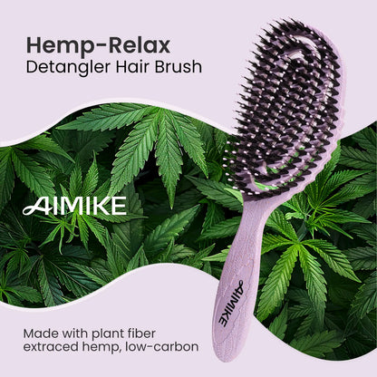 Boar Bristle & Hemp-Relax Detangling Brush