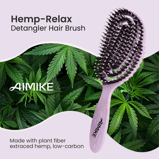 Boar Bristle & Hemp-Relax Detangling Brush
