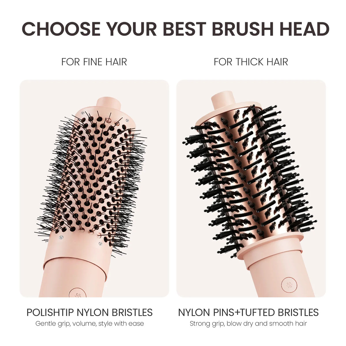 1.7" HyperFlow Blow Dryer Brush Replacement Barrel
