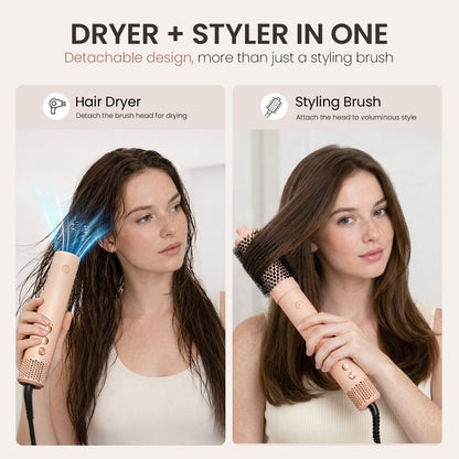 HyperFlow 1.7" High-Speed Blow Dryer Brush for Fine & Flat Hair