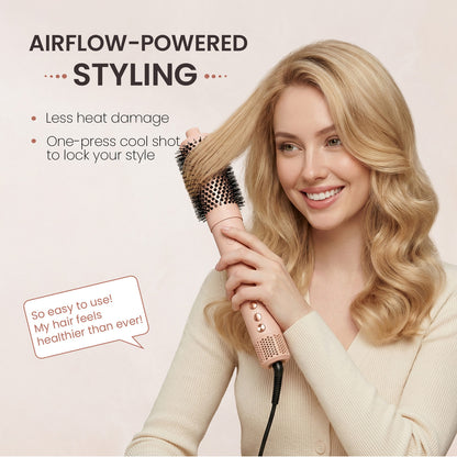 HyperFlow 1.7" High-Speed Blow Dryer Brush for Fine & Flat Hair