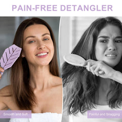 Bio-Based Detangling Hair Brush(Wheat Straw)