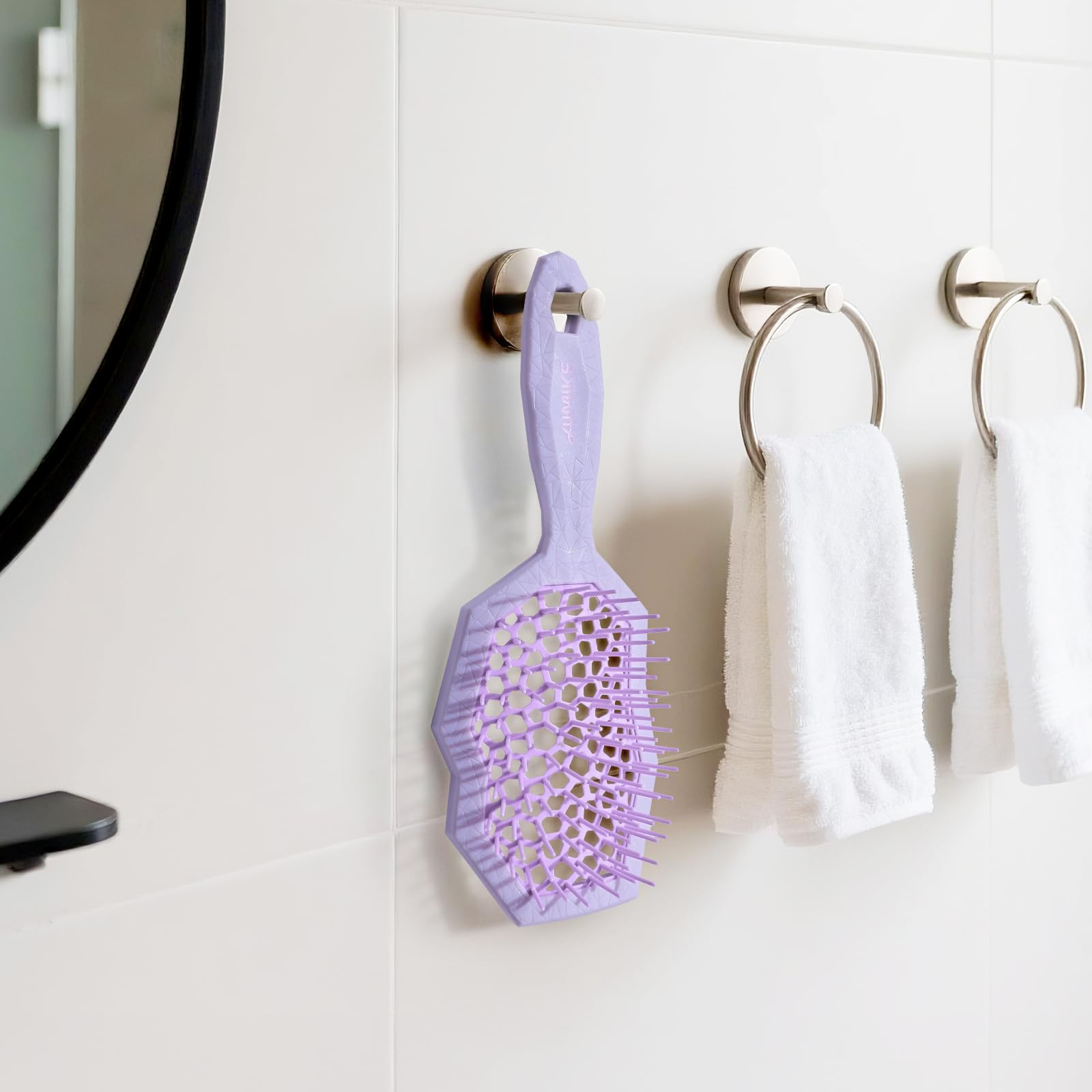 Detangling Brush for Curly Hair – Gentle & Knot-Free – aimike.com
