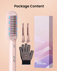 Hair Straightener Brush S10 Pink