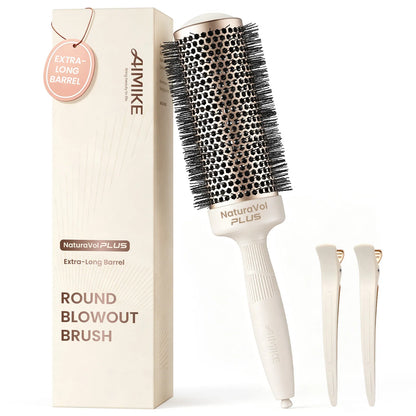 NaturaVol PLUS Extra-Long Ceramic Round Brush - Desert Titanium XL Series