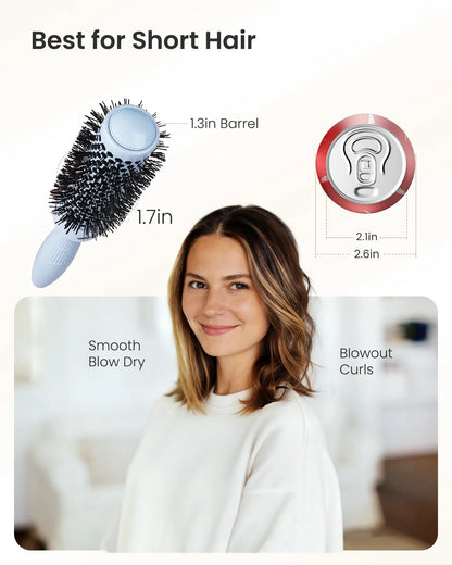 Naturavol Nylon Bristle Round Brush (Morandi Color)