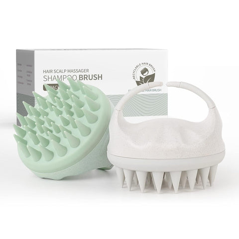 Eco-Friendly Scalp Massager Shampoo Brush（Round）
