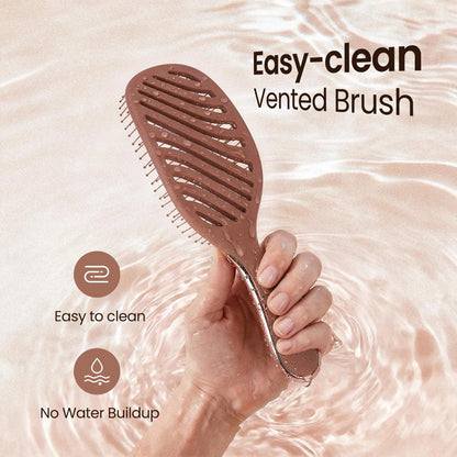 Vented Detangling Brush -Mocha Mousse