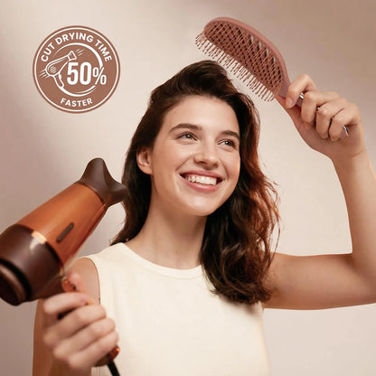 Vented Detangling Brush -Mocha Mousse