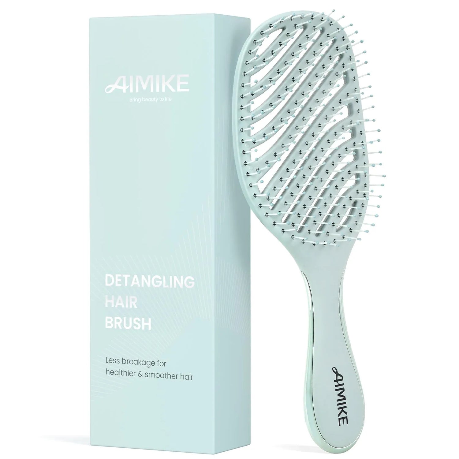 Luxe Wet & Dry Vented Detangling Brush - Sage Green