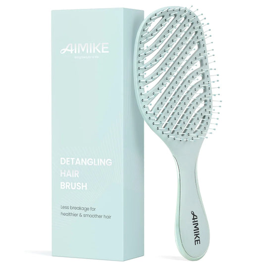 Vented Detangling Brush - Sage Green