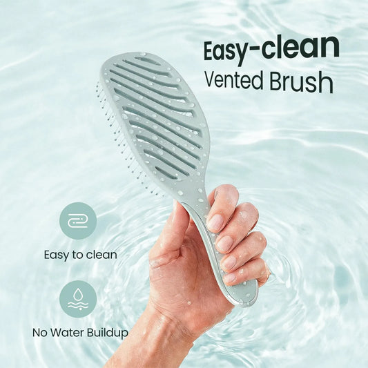 Luxe Wet & Dry Vented Detangling Brush - Sage Green