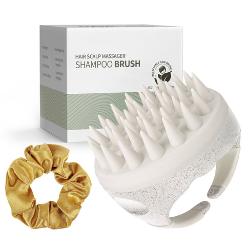 Eco-Friendly Scalp Massager Shampoo Brush（Round）