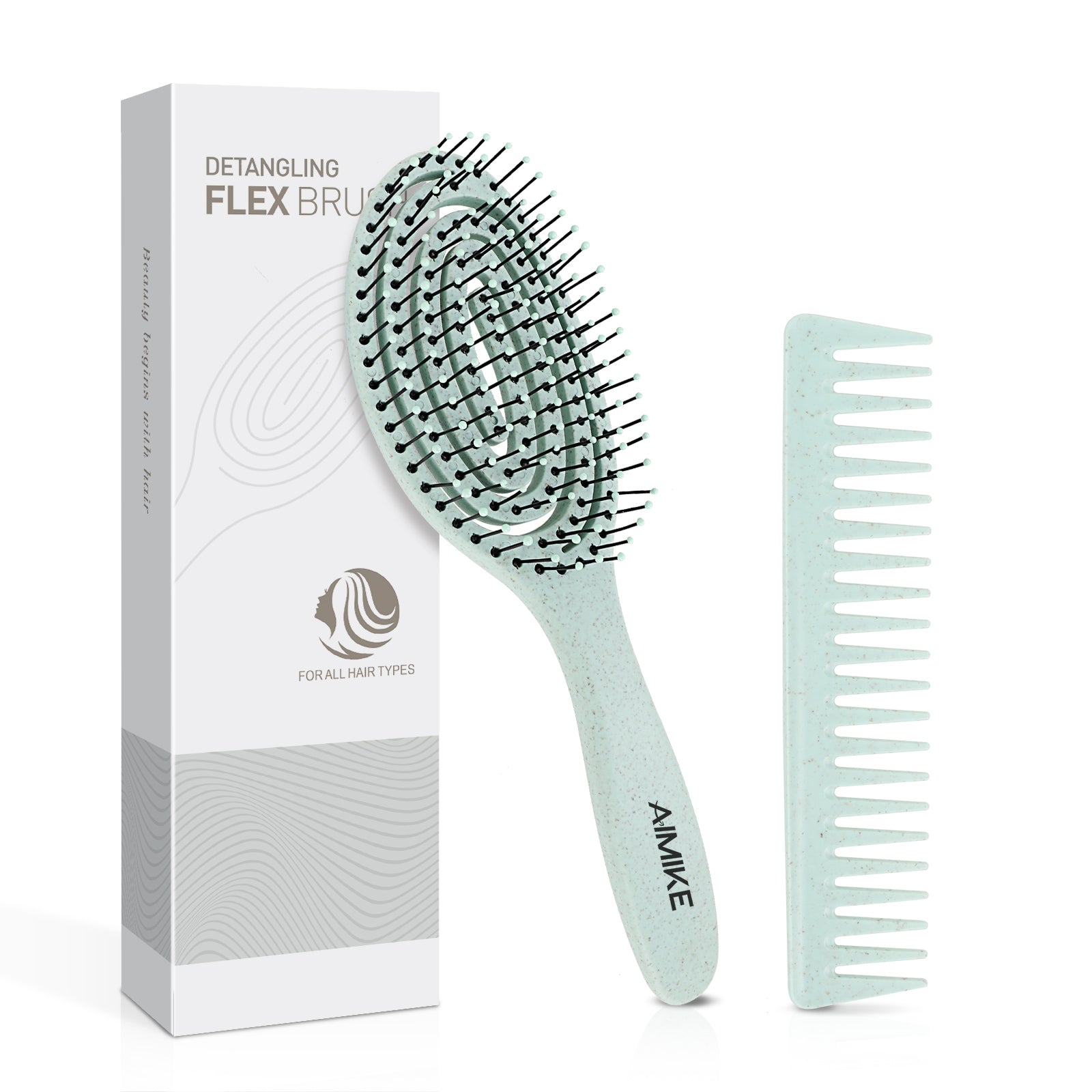 The conscious™ Biodegradable Detangling Brush, Wet & Dry Hair – Biovène  Barcelona | The conscious™