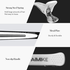 AIMIKE Professional Hair Clips for Styling and Sectioning, 6 Pack