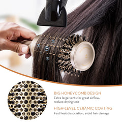 AIMIKE Round Brush Set for Blow Drying, Nano Thermal Ceramic & Ionic Tech