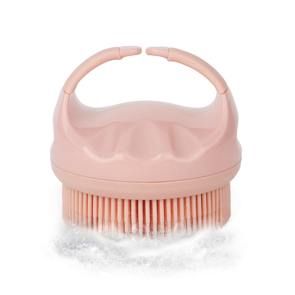 AIMIKE Body Brush Gentle Exfoliating Loofah, Handheld Silicone Body Scrubber Bath Brush, Easy to Clean & Lathers Well, More Hygienic