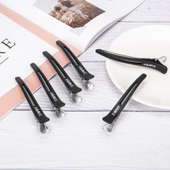 Black & White Hair Clips for Styling and Sectioning